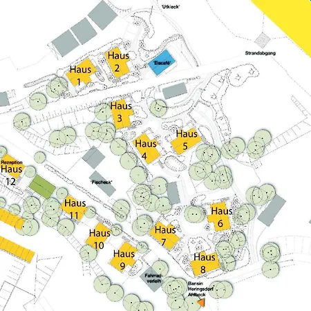 Duenenhaeuser Unserusedomde Ca40qm Mit Parkplatz Direkt Am 3i1 Appartamento Uckeritz